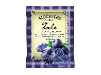 Šilauogių skonio želė MOČIUTĖS, 80 g
