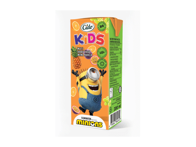 Gaivusis gėrimas CIDO ZOO su įvairių vaisių sultimis, 200 ml