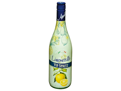 Aromatizuotas vyno gėrimo kokteilis LIMONCELLO VIP SPRITZ 8% 0.75 l