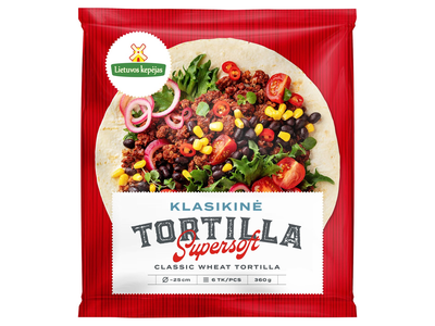 Klasikinės tortilijos LIETUVOS KEPĖJAS, 360g