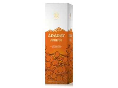 Brendis ARARAT Apricot 0,5L 30% su dėžute