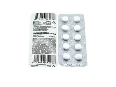 VITA-LAB maisto papildas GINTARO RŪGŠTIS 150 mg, 10 tab.