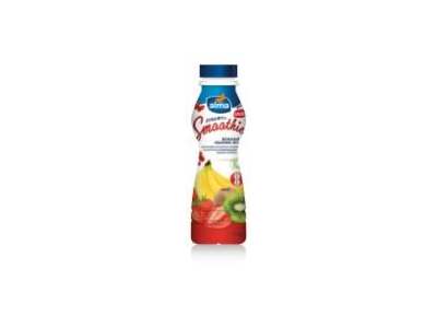 Jogurto kokteilis VALIO ALMA, su bananais, braškėmis ir kiviais, 275 g
