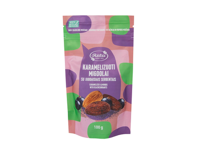 Karam. migdolai su juod. serbent. RŪTA, 100 g