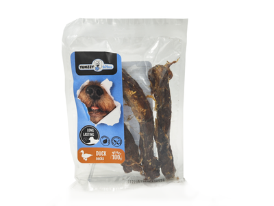 Džiovinti ančių kakliukai YUMZZYBITES, 100 g