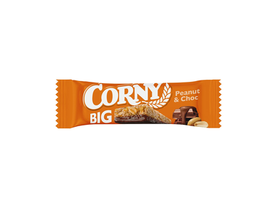 Javainis su žemės riešutais CORNY BIG, 50 g