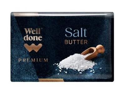 Sviestas su druska WELL DONE PREMIUM, 80 % rieb., 125 g
