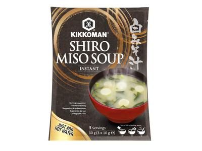 Greitai paruošiama sriuba KIKKOMAN SHIRO MISO, 3 x 10 g, 30 g