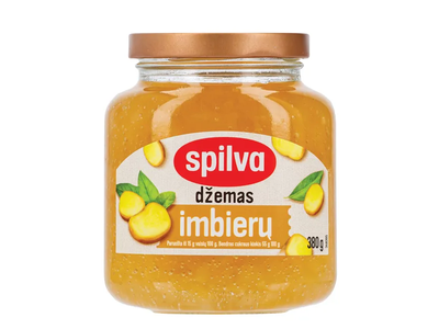 Imbierų džemas SPILVA, 380 g