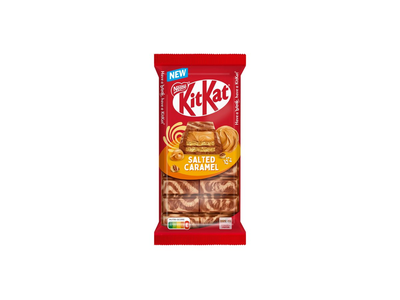 Pieninis šokoladas KIT KAT su sūrios karamelės įdaru, 99 g