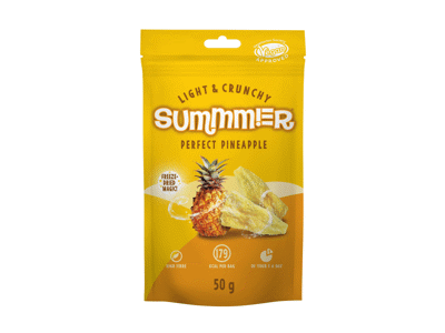Šaltyje džiovinti ananasai SUMMMER, 50 g