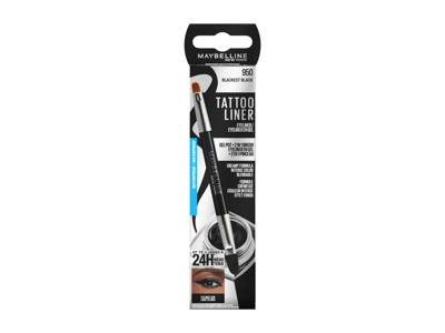 Akių apvadas MAYBELLINE TATTOO GEL POT, juodas, 1 vnt.