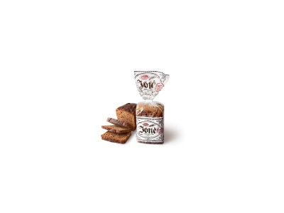 Duona JONĖ, ruginė, be mielių, 390 g