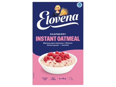 Avižinė košė su avietėmis NORDIC, 210 g