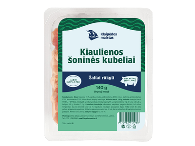 Šaltai rūkyti šoninės kubeliai, a.r., 140 g