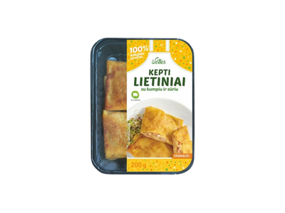 Lietiniai su sūriu ir kumpiu kepti, 200 g