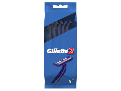 Vienkartiniai skustuvai GILLETTE 2, 5 vnt.