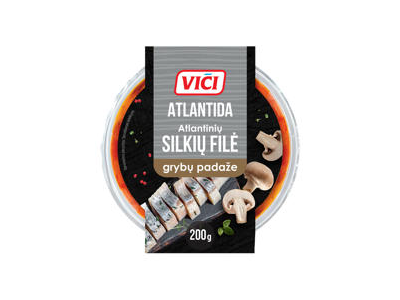 Silkių filė su grybais VIČI, 200 g