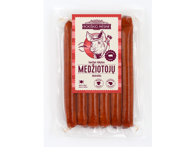 Karštai rūkytos dešrelės Medžiotojų, a.r., 260g