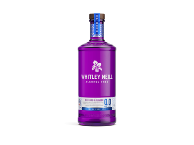 Nealkoholinis džinas WHITLEY NEILL, Rhubarb & Ginger, 0,0%, 0,7l