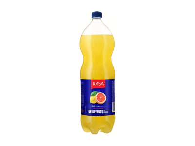 Gazuotas citrinų ir greipfrutų skonio gėrimas RASA FRUT, 2 l