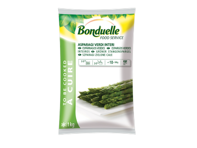 Šaldyti žali šparagai BONDUELLE, 1 kg