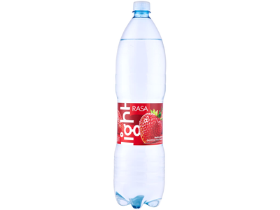 Gaz. braškių skonio vanduo RASA LIGHT, 1,5 l