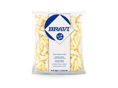 Šaldytos bulvės prie kepsnio BRAVI, 2,5 kg
