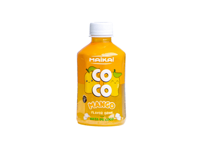 Gėrimas su kokosų gabaliukais MAIKAI COCO, mangų skonio, 280 ml