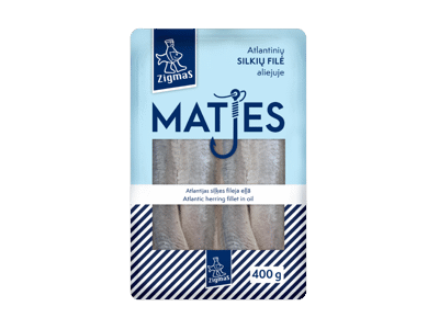 Silkių filė aliejuje ZIGMAS MATES, 400 g