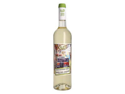 Vynas BUS 9, baltas, sausas, 12,5%, 0,75 l