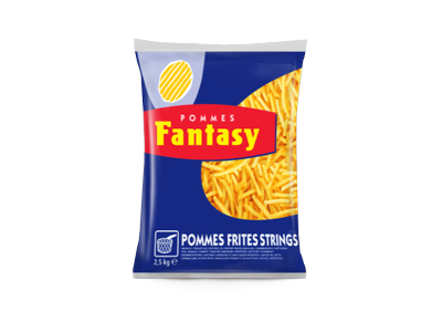 Šaldytos bulvės FARM FRITES Fantasy, lygios, 7 mm, 2,5 kg