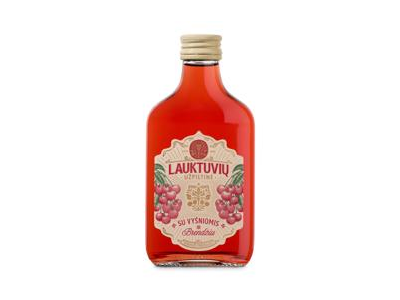 Spir.gėrimas LAUKTUVIŲ UŽPILTINĖ su vyšniomis brendžiu, 200 ml
