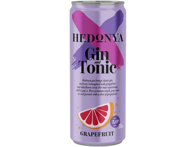 Hedonya Gin&Tonic with greipfruit 0,33 l