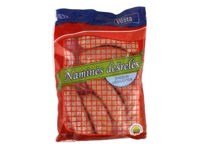 Šaldytos neapdorotos NAMINĖS dešrelės, 500 g
