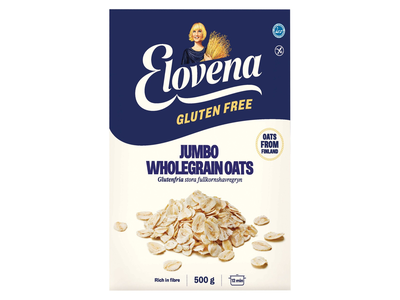 Avižų dribsniai be glitimo ELOVENA JUMBO, 500g