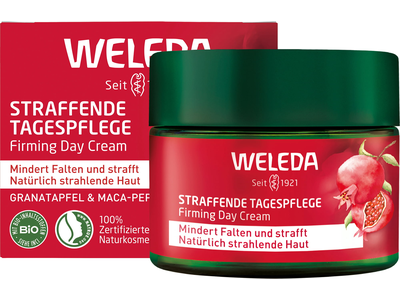 Dieninis veido kremas Weleda Pomegranate Firming, 40 ml, 40+
