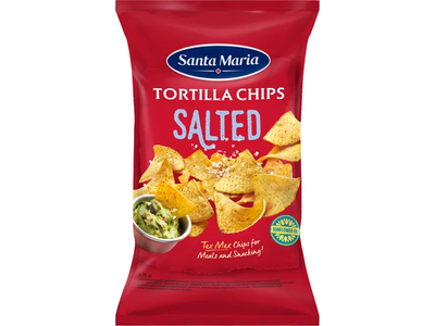 Kukurūziniai traškučiai su druska SANTA MARIA TEX MEX, 475 g