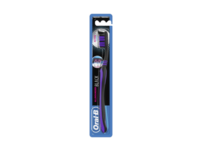 Dantų šepetėlis ORAL-B Allrounder Black, Medium, 1 vnt.