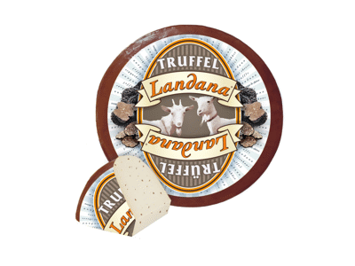 Ožkos sūris su trumais LANDANA, 50 % rieb., 1 kg