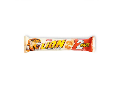 Baltojo šokolado batonėlis LION WHITE 2 PACK, 60g