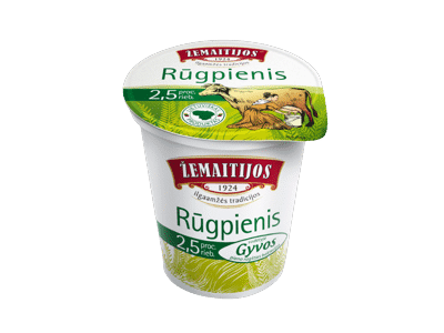 ŽEMAITIJOS rūgpienis, 2,5 % rieb., 500 ml