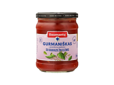 Gurmaniškas DAUMANTŲ pomidorų padažas su Kaukazo žolelėmis, 500 g