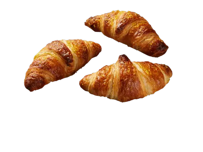 Kruasanas su „Crème brûlée“ skonio įdaru