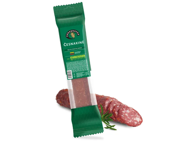Šaltai rūkyta ČESNAKINĖ dešra, 230 g