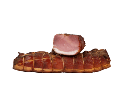 Šaltai rūkytas kiaulienos kumpis LINKĖJIMAI IŠ KAIMO, a. r., 1 kg