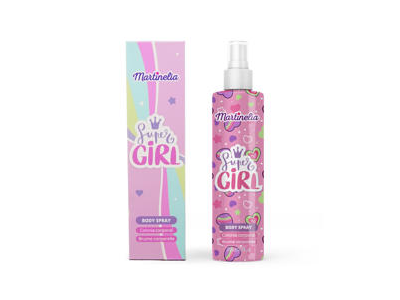 MARTINELIA kūno dulksna Super Girl, 210 ml