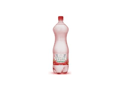 Negazuotas aromatizuotas gaivusis gėrimas VICHY FRESH braškių skonio, D