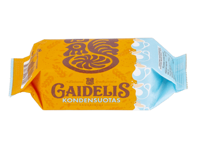 Sausainiai GAIDELIS KONDENSUOTAS su sutirštintu pienu, 160 g