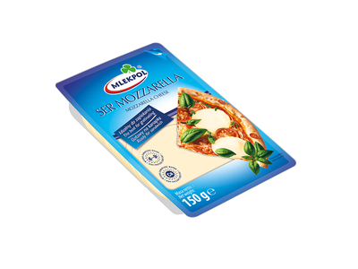 Sūris Mozzarella MLEKPOL, raikytas, 150g